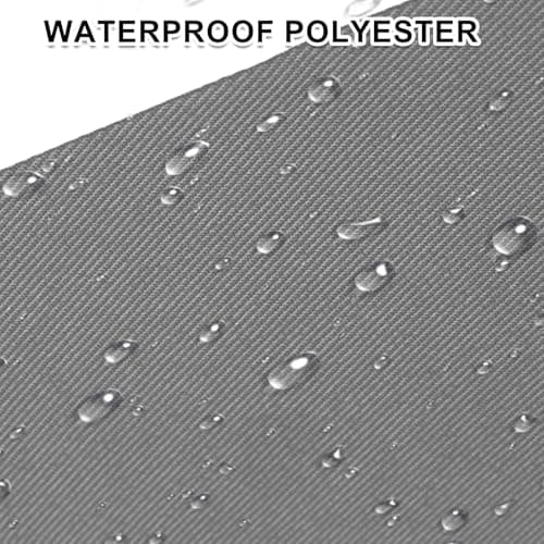 sourcing map 2 Pcs Self-Adhesive Repair Patches 9.5 x 12.5 cm Waterproof Twill Fabric Repair Patch Tape Washable Repair Patch Kit for Down Jackets Clothes Tents Umbrellas Bags, Grey — view 3