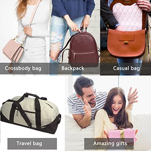 Shoulder Strap for Bag Adjustable Bag Straps Wide 3.8 cm with Silver Buckle, Handbags Straps Replacement for Women Crossbody Accessory, Pure grey, K17 — view 6