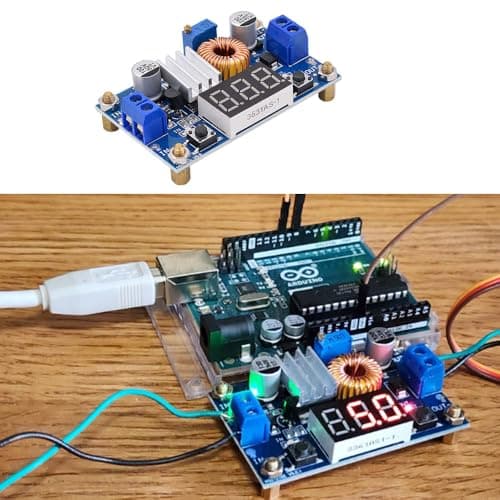 RUNCCI-YUN DC-DC 5A Buck Converter 4-38V to 1.25-36V Step-Down Voltage Regulator High Power Module with LED Display — view 6