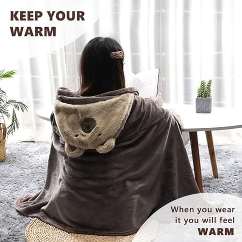Travel Neck Pillow Blanket Set Hat Travel Gear Traveling Accessories — view 3