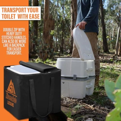 Xtremeauto Portable Camping Toilet Storage - Universal Portaloo Toilet Bag With Zip Closure, For Caravan Motorhome Travel — view 5