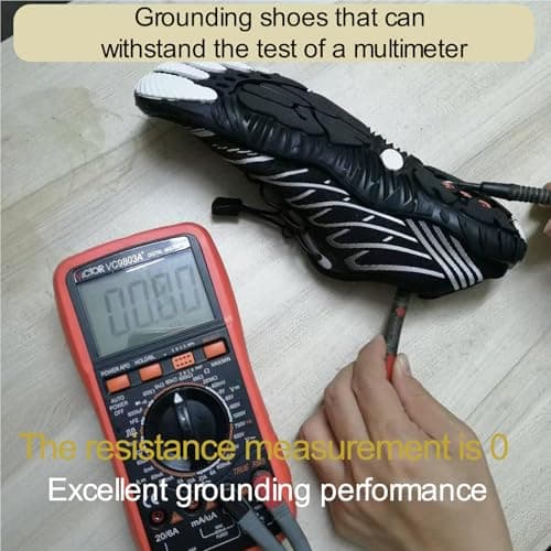 Grounding Barefoot Shoes with Copper , Effective Full-Chain Grounding, Grey-2socks, 7.5 Women/6.5 Men — view 5