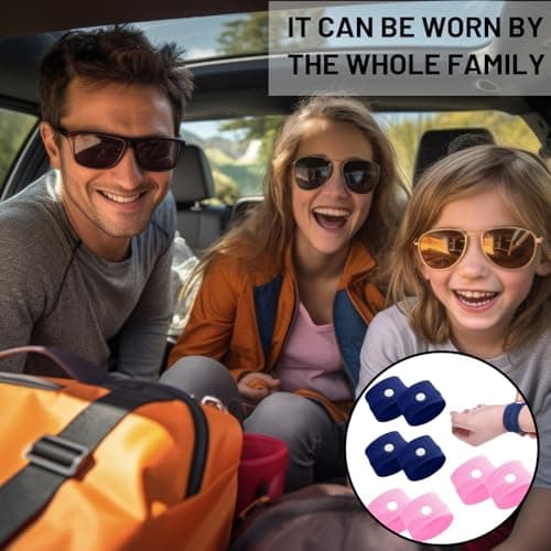 4 Pairs Car Motion Sickness - Travel Motion Car Sickness Relief Bands — view 6