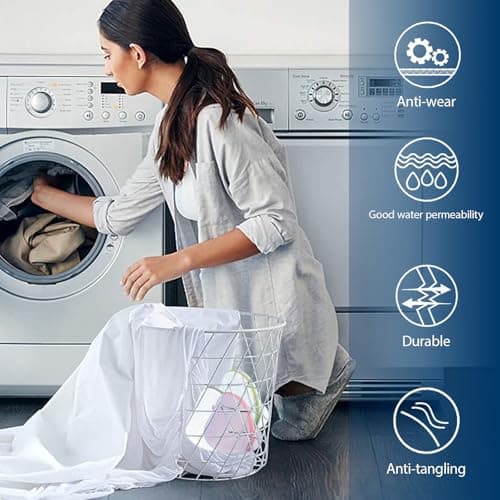 Bra Wash Bags, Mesh Washing Pouches with Zipper, 3 Pcs, 3 Color — view 4