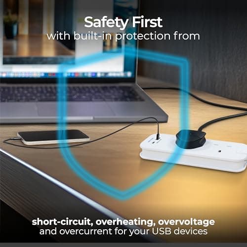 2 SKT EU Travel EXT Lead + 2 X USB (A+C) — view 5