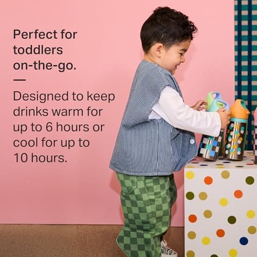 Tommee Tippee On The Go Insulated Straw Bottle 18m+ Stainless Steel — view 5