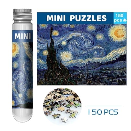Mini Puzzles In A Tube – 150 Piece Starry Sky Jigsaw Game 15x10cm — view 6