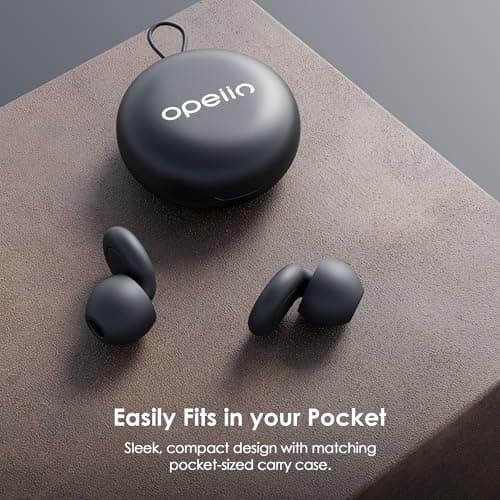 OPEIIN Ear Plugs for Sleep - Flexible Silicone for Superior Hearing Protection,Ultra-Soft Reusable Noise-Reducing Earplugs for Sleep, Focus, Travel | Custom Fit with 8 Tips in XS/S/M/L | 28dB (SNR) — view 4