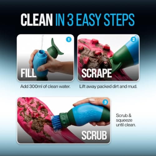 BootBuddy Shoe & Boot Cleaner Brush, Black — view 4