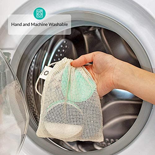 Reusable Makeup Remover Pads | Eco Friendly & Zero Waste Cotton Rounds | Beauty Products | 15 Natural & Organic Face Pads with Laundry Bag | Soft for All Skin Types | Bamboo Wipes for Facial Cleansing — view 5