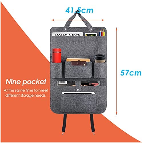 Seat Organiser, Backrest Protector for Car, Car Seat Organiser for Kids — view 2