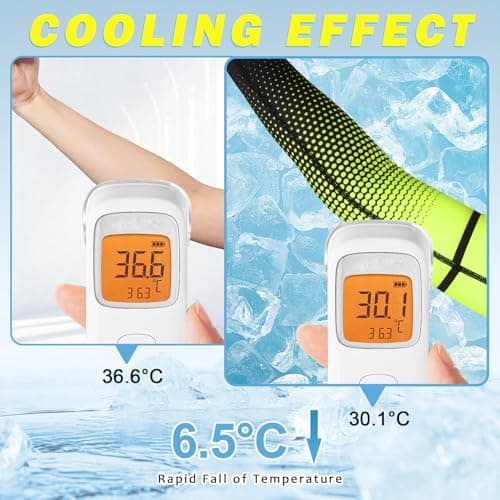 beister 1 Pair Compression Athlete Arm Sleeves for Women and Men, UV Protective Cooling Sports Sleeves for Arthritis, Lymphedema, Basketball, Football, Cycling, Outdoor Activities, L, Green — view 4