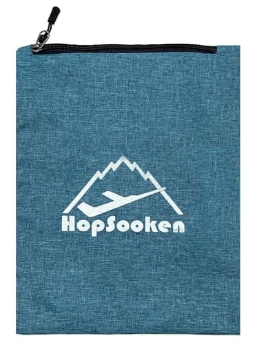 Hopsooken 5 Set Packing Cubes for Travel Large Suitcase Luggage Organizer Bags Travel Accessories Vacation 4 Cubes 1 Laundry Pouch Bag, Snow Teal, L — view 4