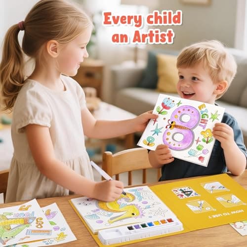 JoyCat Paint with Water Coloring Books for Toddlers (Light Yellow) — view 6