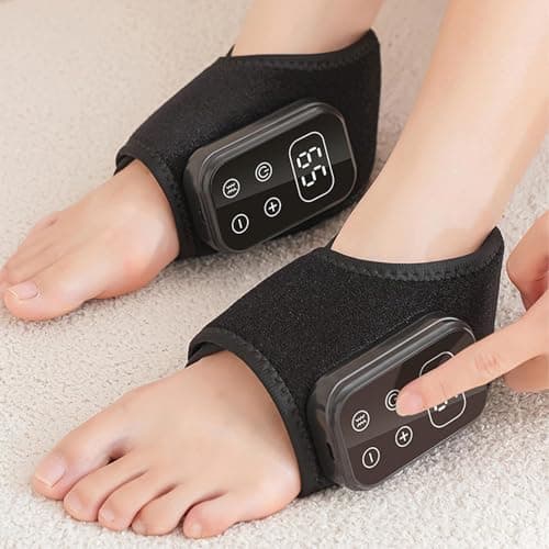 Ankle Massage - 5 Gears Electric Brace Warmer,Heated Ankle Wrap | for Men Elderly Birthday Daily Comfort Foot Care Home Travel Office — view 3