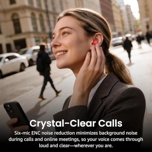 TOZO NC9 Hybrid Active Noise Cancelling Wireless Earbuds, 60H, LED Display — view 6