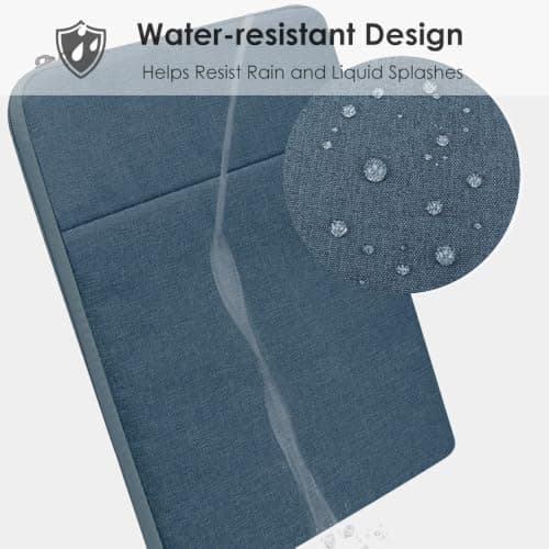 ProElife Sleeve Case for MacBook Air 15'' M5 M4, Water-resistant, Navy Blue — view 4