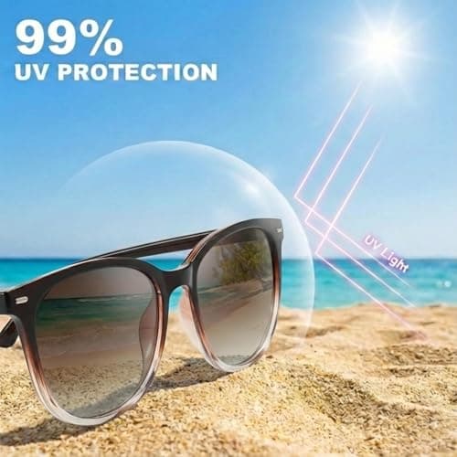 Myiaur 2 Pack Polarised Sunglasses Women Trendy for UV400 Protection — view 5