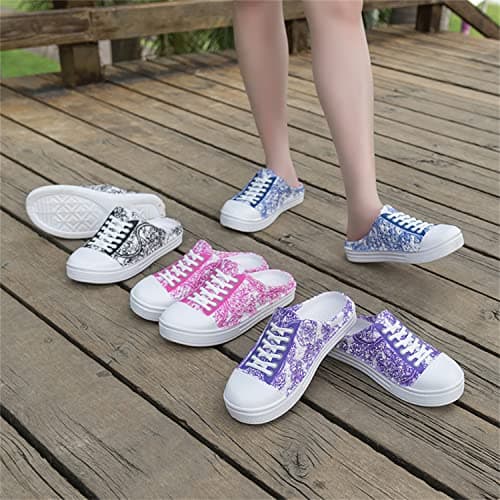 Women's Garden Clogs Breathable Shoes Bathing Shoes Beach Shoes Water Shoes Footwear Slippers Walking Shoes Home Travel Shoes Purple — view 6