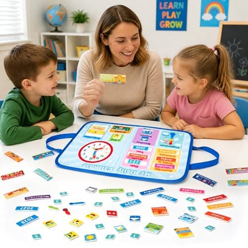 WATINC Travel Felt Board Story Set - 70PCS Portable Felt Board Educational — view 5