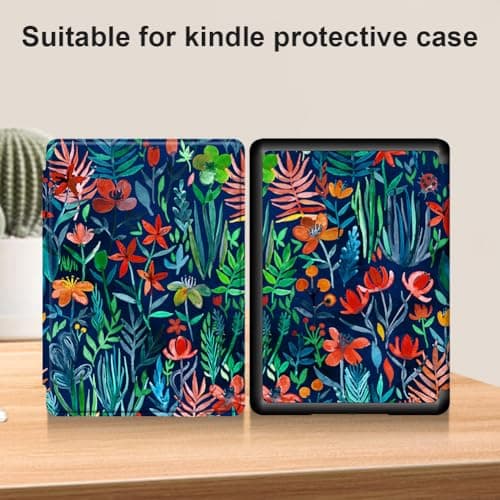 Fiorky PU Leather Case for Kindle Paperwhite 12th Gen & Signature Edition 7" - Auto Sleep/Wake, Waterproof, Multicolor, Unisex eReader Case — view 6