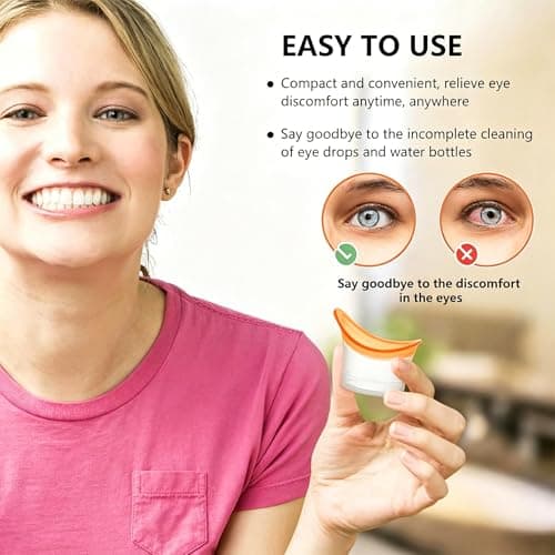 4 Pack Eye Wash Cups, Reusable Silicone Eye Bath Set, Portable Rinse Cups — view 2