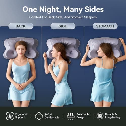 ANYNEST Neck Pillow,Memory Foam Pillows for Neck and Shoulder Pain — view 4