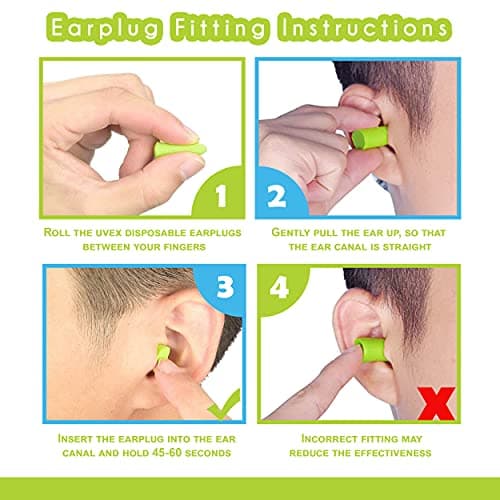 Nature Mate Super Soft Reusable Foam Earplugs 38dB Highest SNR 60 Pairs Anti-Noise Ear Plugs for Sleeping Snoring Studying Travel Concerts Loud Noise with Compact Carrying Case Green — view 5