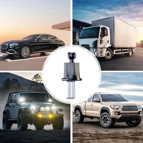 Car Vent Clip – Car Phone Mount Accessory, Double Hook Air Vent Clip, Rotating Adjustable Ball Joint | Reliable Vents Clips Design for Smartphone Stability Dashboard Console Travel Safety Streaming — view 5