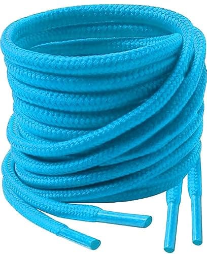 Lacestar Sky Blue 4mm Round Shoe Laces 90cm – Replacement Laces