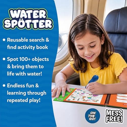 Skillmatics Water Spotter Animals, Travel Toy, Activity Book, Gift for Kids — view 2