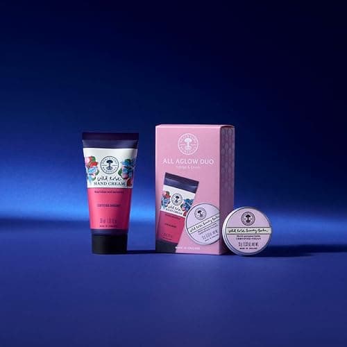 Neal's Yard Remedies All Aglow Gift Set, Wild Rose Beauty Balm & Hand Cream, Radiant and Nourished Skin, Vegan & Cruelty-Free, Set of 2 — view 4