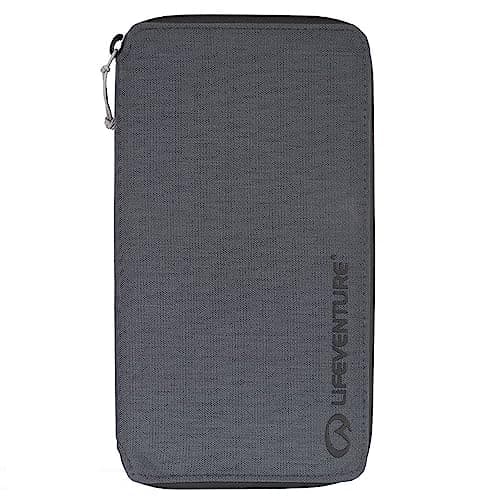 Lifeventure RFID Travel Wallet & and Passport Holder for Travelling (Grey)