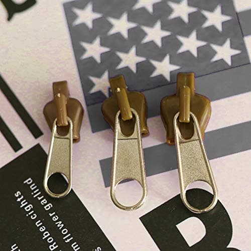 Tnfeeon Zipper Slider Repair Kit, 6-Pack Size Fit for Luggage Jackets and — view 3