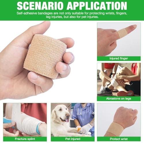 CLIUNT 54 PCS First Aid Kit, Emergency Trauma Kit, First Aid Bag, First Aid Molle Pouch for Home Outdoor Camping Hiking, Includes Bandages, Tourniquet and Essentials for Everyday Situations — view 5