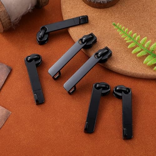 Kichvoe Zipper Pull Replacement 10 Pack for Backpack and Travel Bags Nylon Quick Release Zipper Head Repair for Travel and Vacations — view 6
