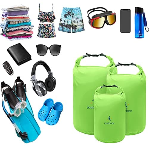 ioutdoor Boat Dry Bags 2L/5L/10L/20L/40L/70L Waterproof Dry Sacks(Green 2L) — view 5