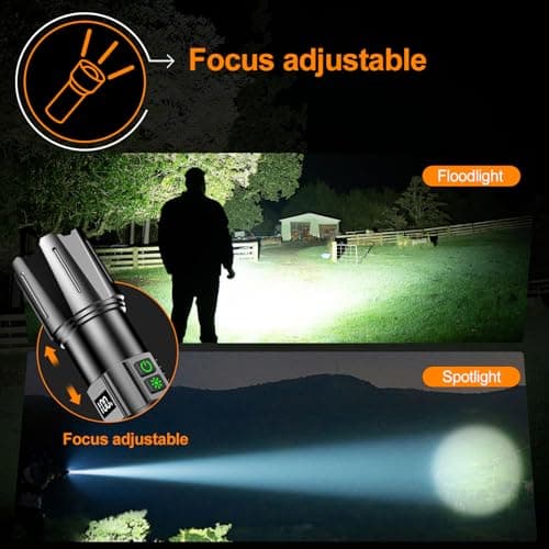 Relybo Torches Led Super Bright Rechargeable 1000000 Lumen Long Lasting 40H — view 2