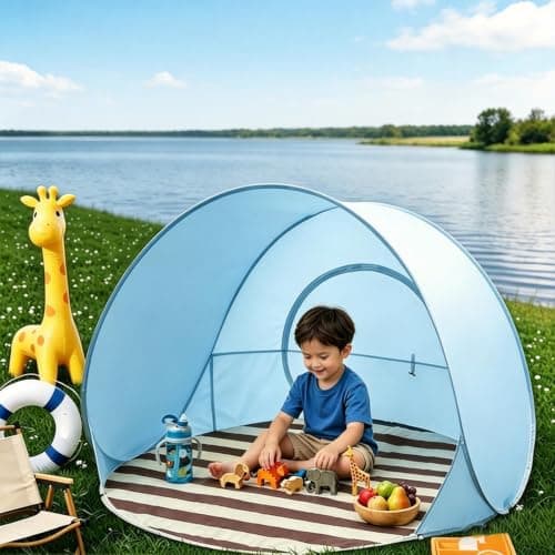 Portable Beach Shelter, 3-4 Person, UPF 50+ Tent — view 3