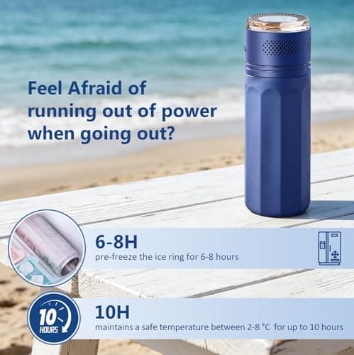 Insulin Cooler Travel Case, 2-8°C Constant Temperature Control — view 3