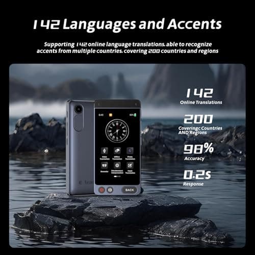 E teacher Language Translator Device, 142 Languages, with 2000mA Battery — view 2