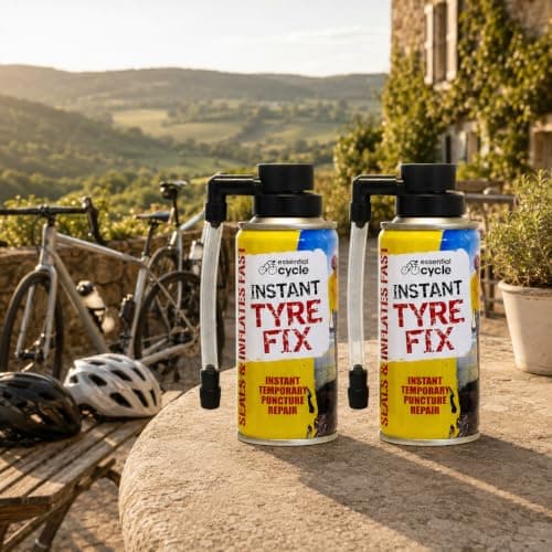 Instant Tyre Fix Spray 200ml for Bicycle Bike, Emergency Puncture Repair Foam Sealant and Inflator, Quick Flat Tyre Repair Kit for All Cycle Tyres, No Tools Required (Repair Kit 200ml (Pack of 2)) — view 6