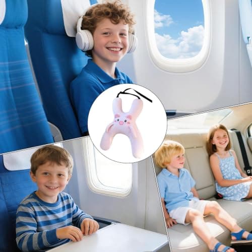 MFYOUPK Kids Car Seat Pillow, Ergonomic Car Sleeping Head Neck Support — view 4