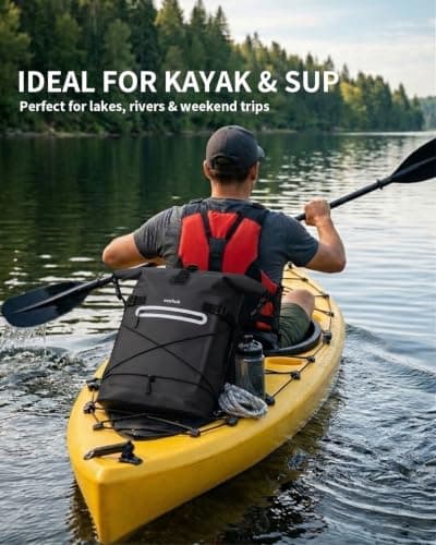 ECOHUB 30L Ultra-Light TPU Dry Bag Waterproof Backpack for Kayaking — view 4