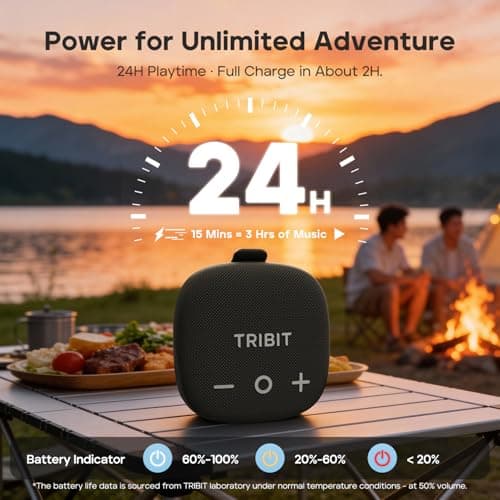 Tribit StormBox Micro 3 Bluetooth Speaker, 13W, IP68, 24H Playtime — view 4