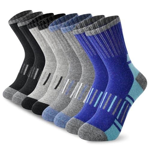 BONANGEL Kids Thermal Merino Wool Socks Thick Walking Cosy Socks Boys Girls