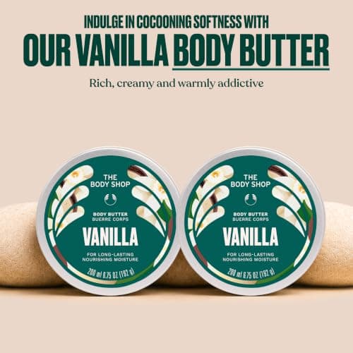 The Body Shop Vanilla Body Butter, Rich Hydrating Moisturiser, 50ml — view 2