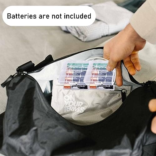 NAYAGOGO 9 Pcs Clear Plastic Cell Battery Storage Case Holder Box, AA/AAA Cell Battery Storage Case, Battery Case Hard Plastic Batteries Storage Boxes, for AA/AAA Batteries and Rechargeable Batteries — view 4