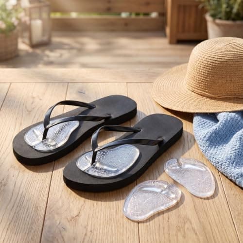 Gel Toe Post Protectors for Flip Flops, Ball of Foot Cushions — view 3