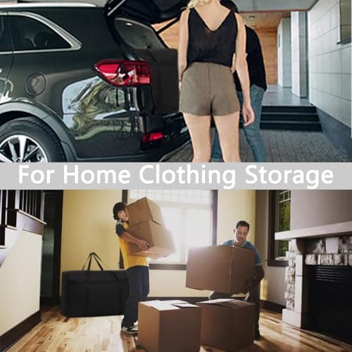 Hao Zhu moving bags 2 Pack 100L Per Bag Storage Bags with Zips — view 4